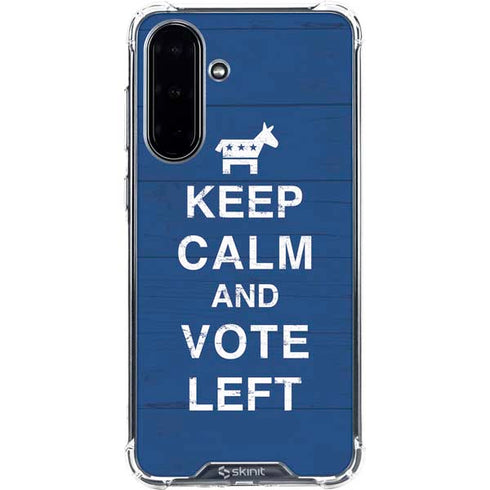 Keep Calm And Vote Left Galaxy A36 5G Clear Case
