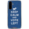 Keep Calm And Vote Left Galaxy A36 5G Clear Case