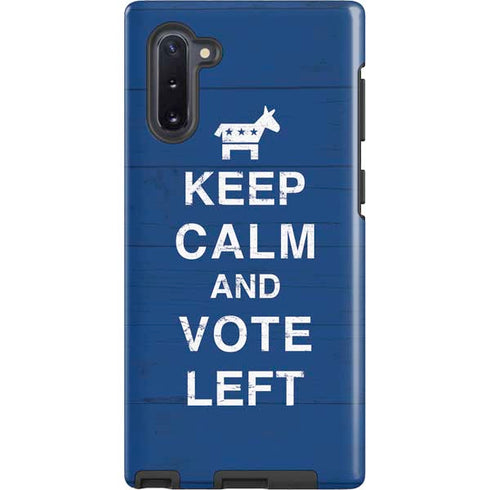 Keep Calm And Vote Left Galaxy Cases