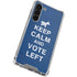 Keep Calm And Vote Left Galaxy S24 FE Clear Case