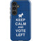 Keep Calm And Vote Left Galaxy S25 Impact Case