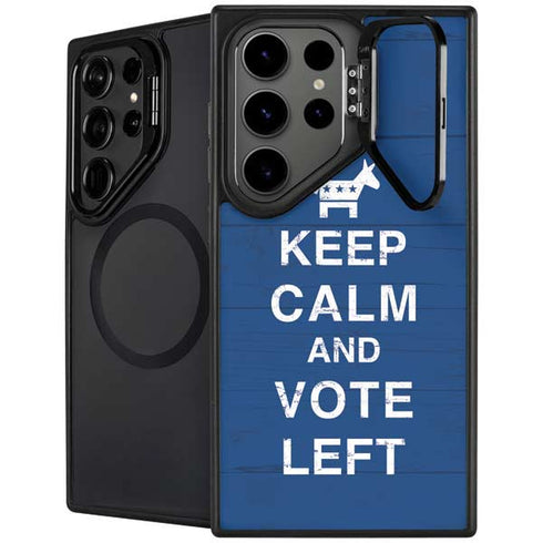 Keep Calm And Vote Left Galaxy Cases