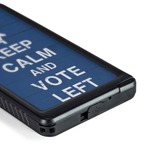 Keep Calm And Vote Left Galaxy S24 Ultra Waterproof Case
