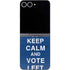 Keep Calm And Vote Left Galaxy Z Flip6 Skin
