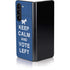 Keep Calm And Vote Left Galaxy Z Fold5 5G Skin