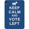 Keep Calm And Vote Left Apple iPad Mini Skin