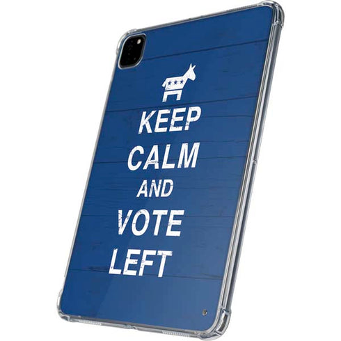 Keep Calm And Vote Left iPad Pro 11in (2024) Clear Case