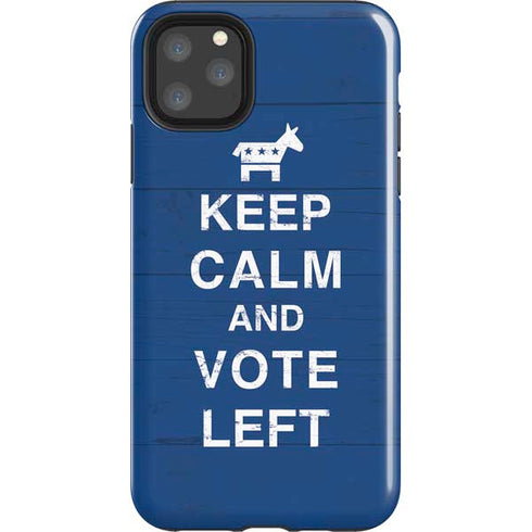 Keep Calm And Vote Left iPhone Cases