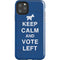 Keep Calm And Vote Left iPhone Cases