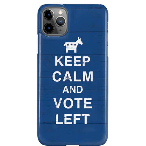 Keep Calm And Vote Left iPhone Cases