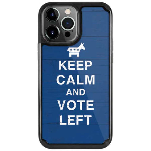 Keep Calm And Vote Left iPhone Cases