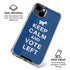 Keep Calm And Vote Left iPhone 15 Clear Case