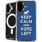Keep Calm And Vote Left iPhone 16 Plus MagSafe Case