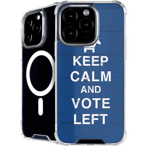 Keep Calm And Vote Left iPhone 16 Pro Max MagSafe Case