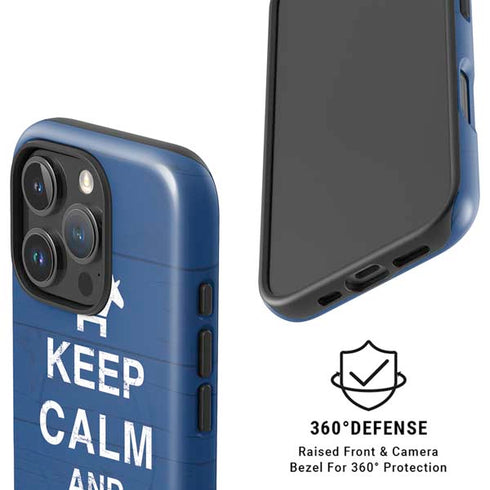 Keep Calm And Vote Left iPhone 16 Pro Max Magsafe Impact Case
