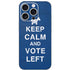 Keep Calm And Vote Left iPhone 16 Pro Skin