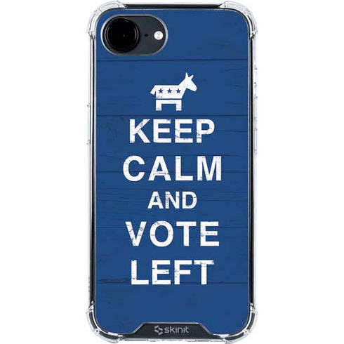 Keep Calm And Vote Left iPhone 16e Clear Case