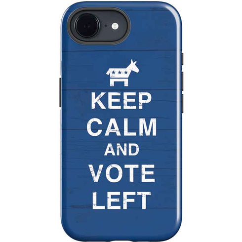 Keep Calm And Vote Left iPhone 16e Impact Case