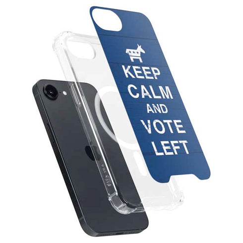 Keep Calm And Vote Left iPhone 16e MagSafe Case