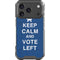 Keep Calm And Vote Left iPhone 18 Pro Clear Case
