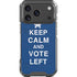 Keep Calm And Vote Left iPhone 18 Pro Clear Case