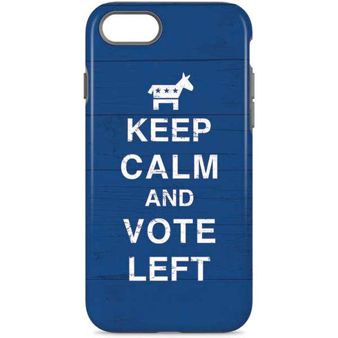 Keep Calm And Vote Left iPhone Cases