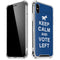 Keep Calm And Vote Left iPhone X/XS Clear Case
