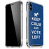 Keep Calm And Vote Left iPhone X/XS Clear Case