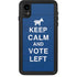 Keep Calm And Vote Left iPhone Cases