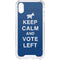Keep Calm And Vote Left iPhone XS Clear Case