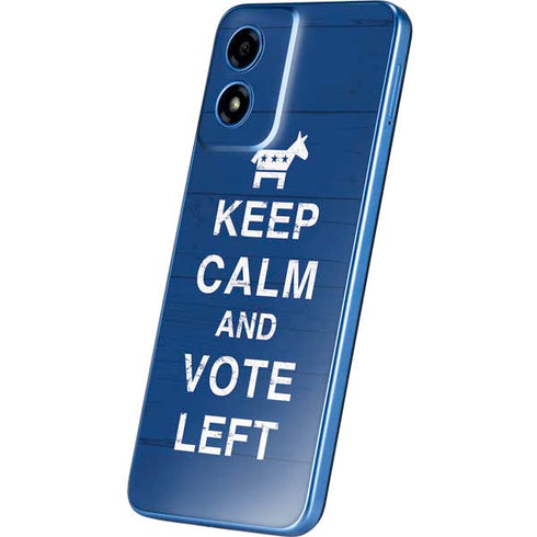 Keep Calm And Vote Left Moto G Play 4G (2024) Skin