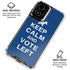 Keep Calm And Vote Left Moto G Power 5G (2024) Clear Case