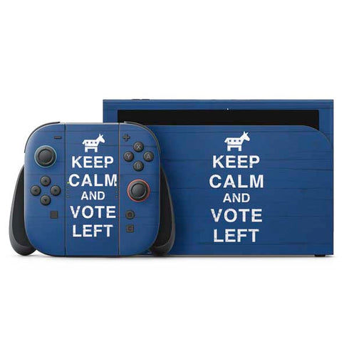 Keep Calm And Vote Left Nintendo Switch 2 (2025) with Joy-Con Skin