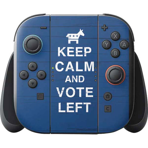Keep Calm And Vote Left Nintendo Switch 2 (2025) with Joy-Con Skin