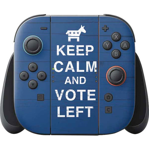 Keep Calm And Vote Left Nintendo Skins