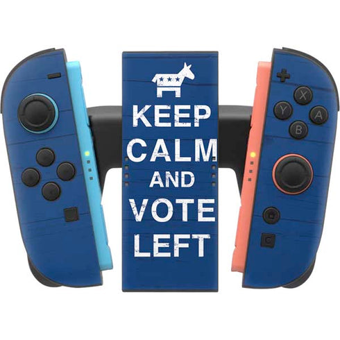 Keep Calm And Vote Left Nintendo Switch 2 (2025) Joy-Con Controller Skin