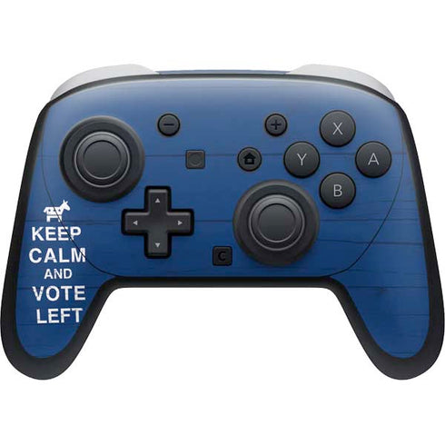 Keep Calm And Vote Left Nintendo Switch 2 (2025) Pro Controller Skin