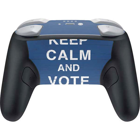 Keep Calm And Vote Left Nintendo Switch 2 (2025) Pro Controller Skin