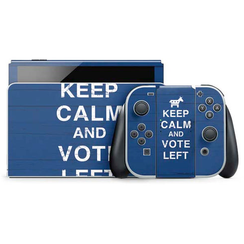 Keep Calm And Vote Left Nintendo Skins