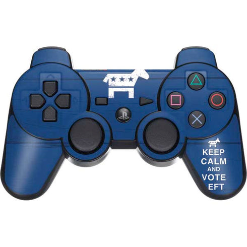 Keep Calm And Vote Left PS3 Dual Shock wireless controller Skin