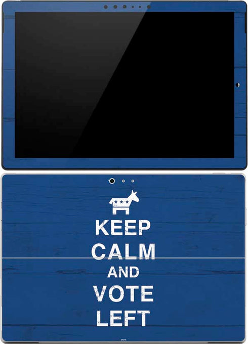 Keep Calm And Vote Left Surface Pro 4 Skin