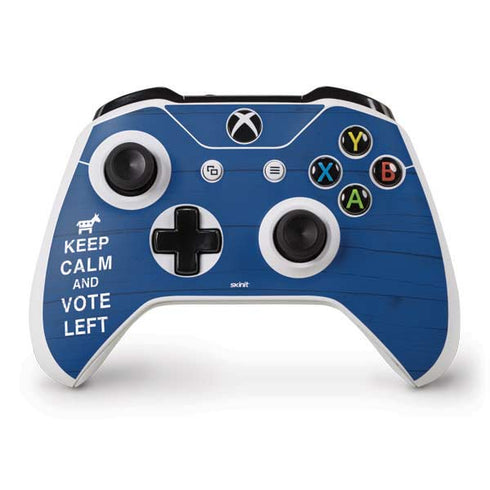 Keep Calm And Vote Left Xbox One S Controller Skin