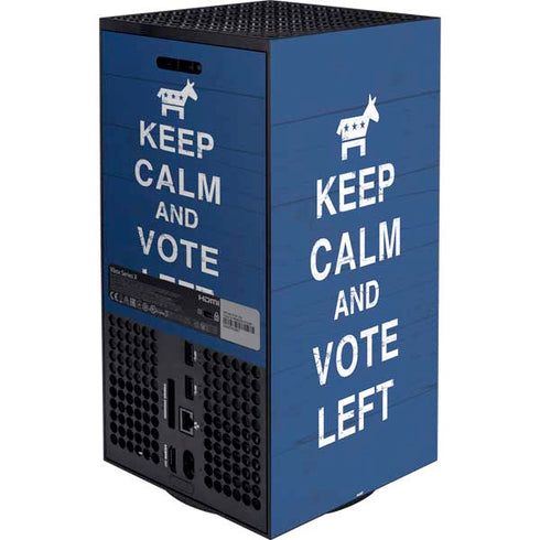 Keep Calm And Vote Left XBox Series X Digital Edition Bundle Skin
