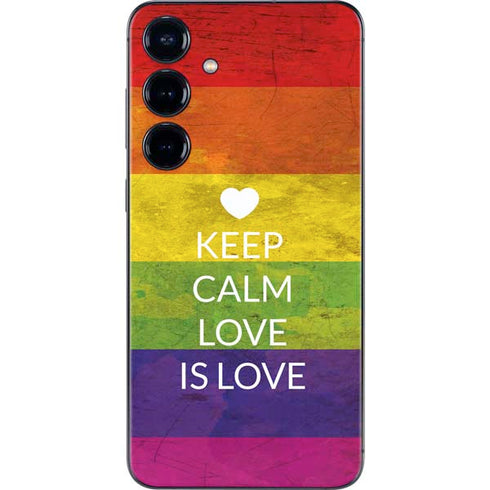 Keep Calm Love Is Love Galaxy A16 5G Skin
