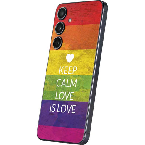 Keep Calm Love Is Love Galaxy A16 5G Skin
