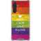 Keep Calm Love Is Love Galaxy A17 Clear Case