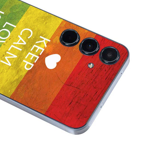 Keep Calm Love Is Love Galaxy A35 5G Skin