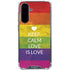 Keep Calm Love Is Love Galaxy A36 5G Clear Case