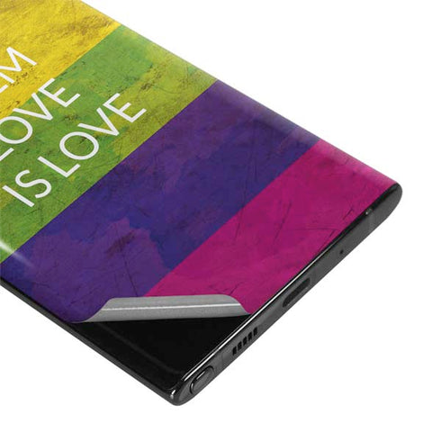 Keep Calm Love Is Love Galaxy Note 10 Plus Skin