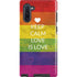 Keep Calm Love Is Love Galaxy Cases